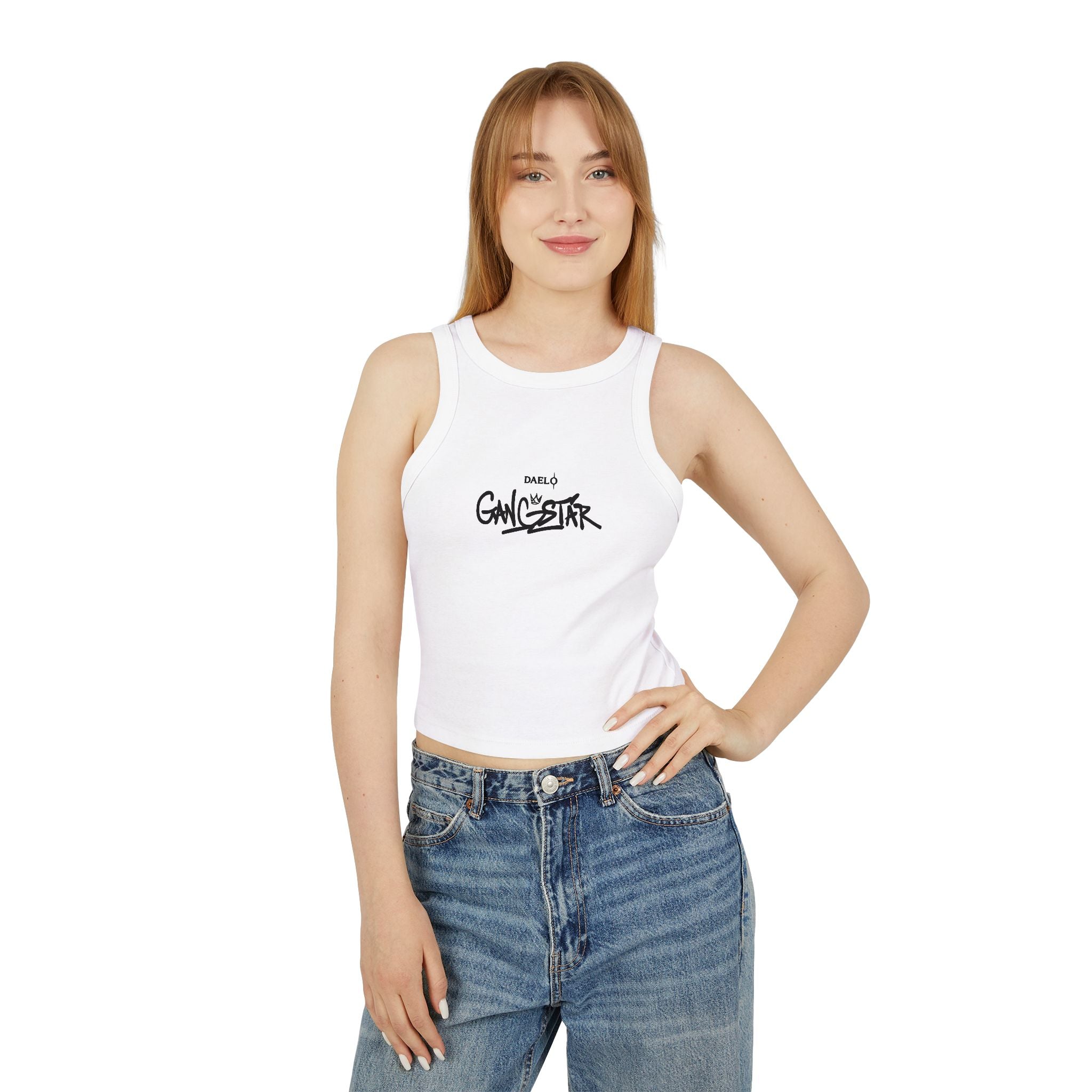 TOP BÁSICA GANGSTAR BLANCA