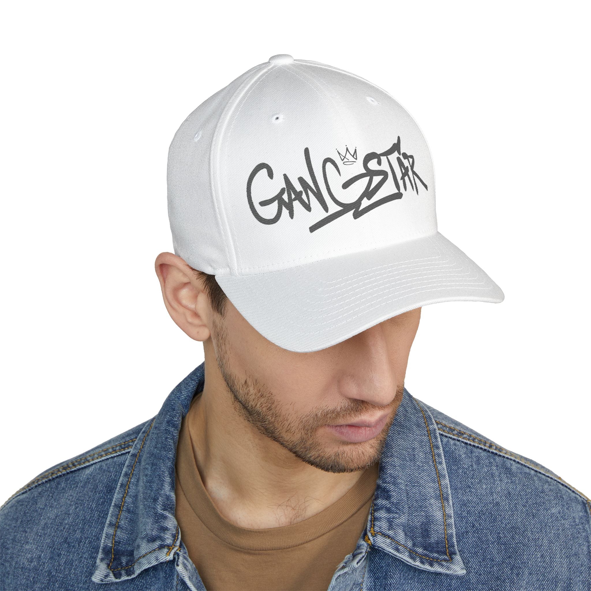 GORRA CERRADA GANGSTAR BLANCA