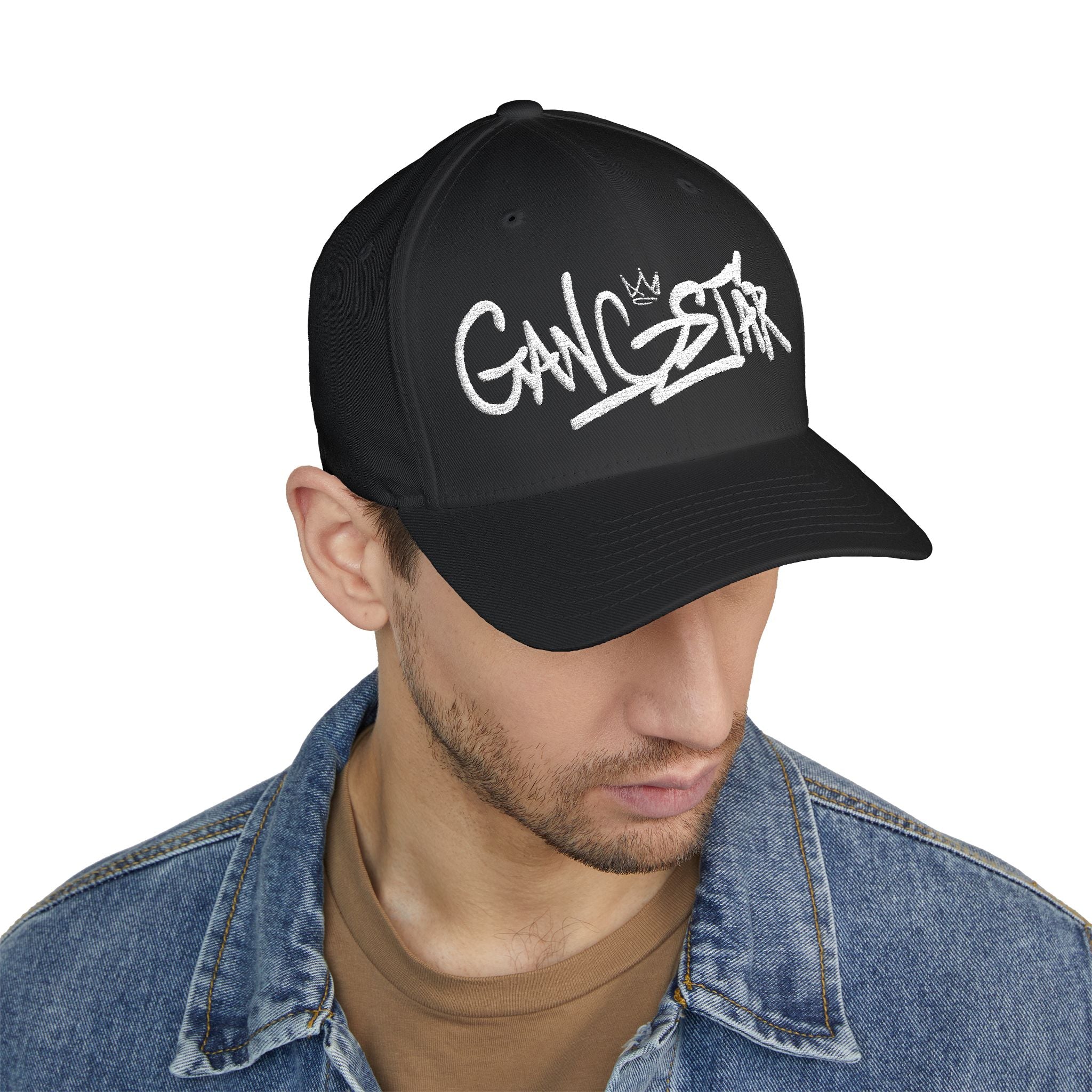 GORRA CERRADA GANGSTAR NEGRA
